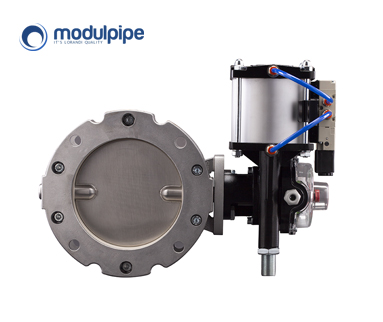valvole a farfalla per movimentazione pneumatica